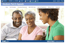 Tablet Screenshot of medicarepartdappeals.com